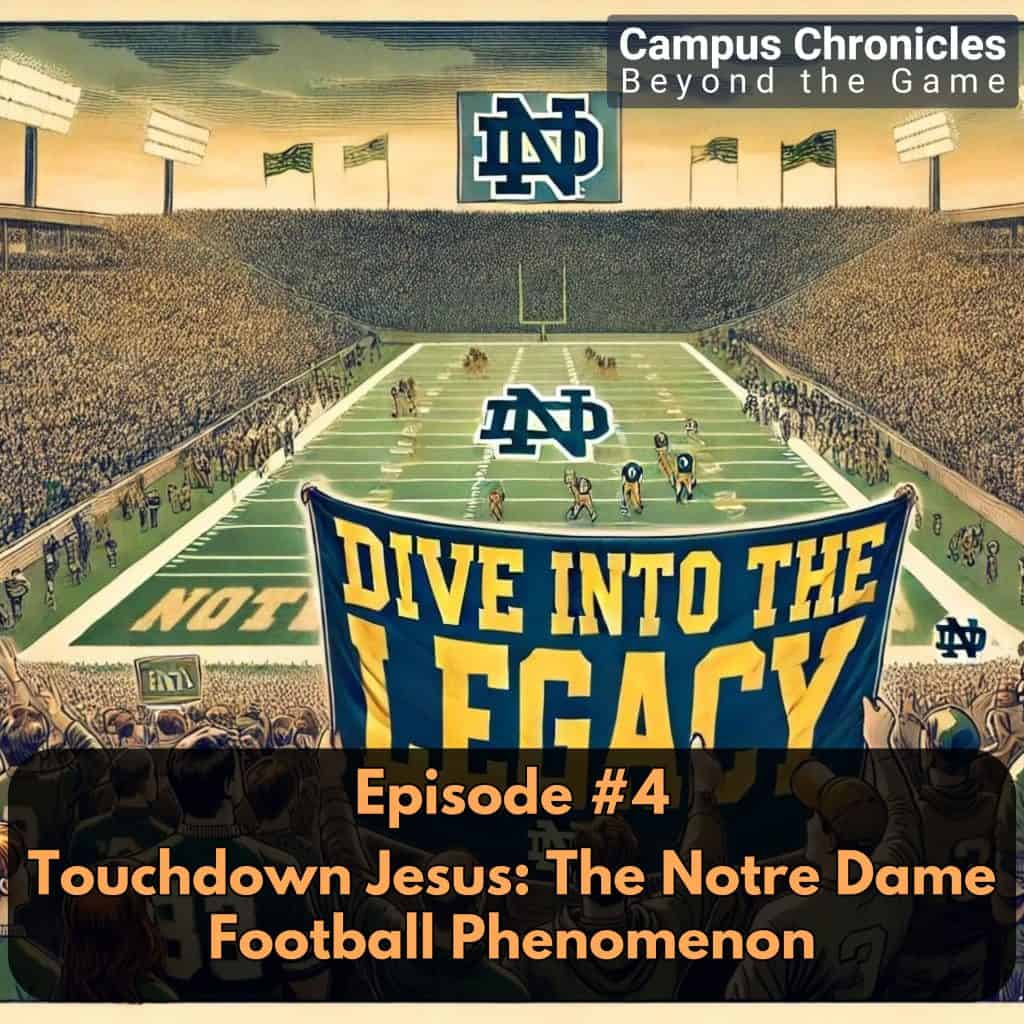 Notre Dame Touchdown Jesus Podcast Cover Art