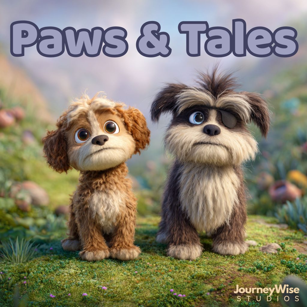 Paws & Tales Podcast Cover Art Paws & Tales Podcast